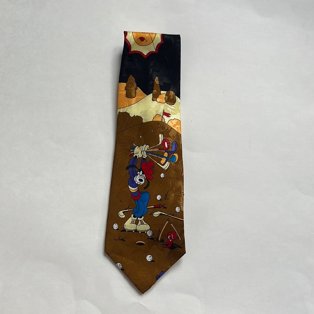 Vintage Goofy Golf Tie / Disney / 90s